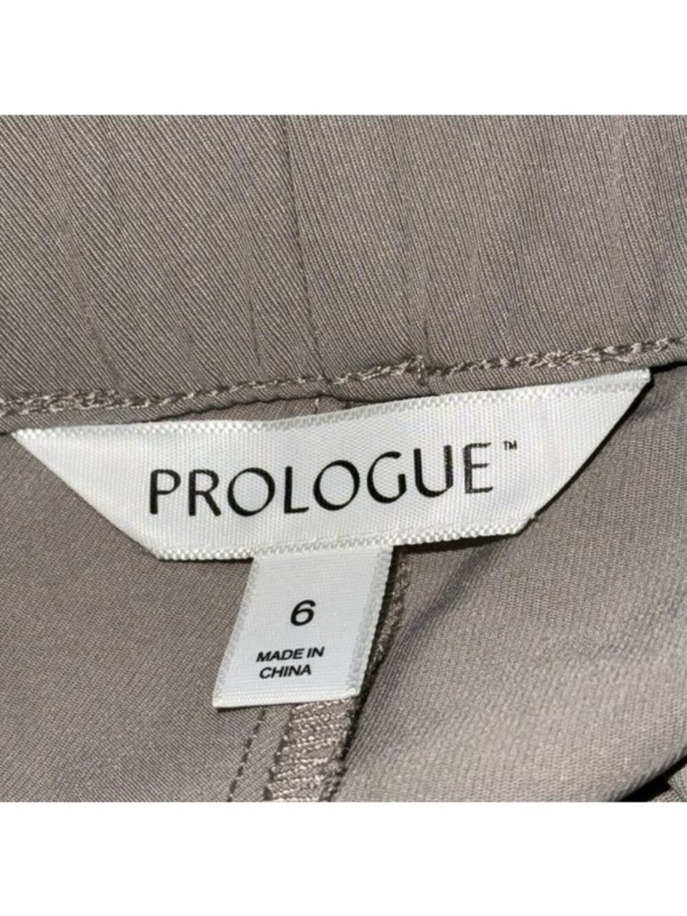 Prologue Womens Cargo Pants Size 6 Taupe Polyester/Spandex - Picture 4 of 11